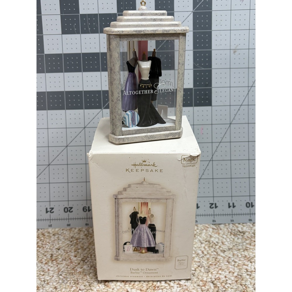 2007  Barbie Hallmark MAGIC Christmas Ornament Dusk to Dawn - NMIB
